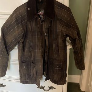 Barbour Bedale waxed unisex coat plaid/ tartan